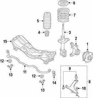 Subaru 20310FG590 Front gas oil shock absorber strut 20310FG590: Buy near me in Poland at 2407.PL - Good price!