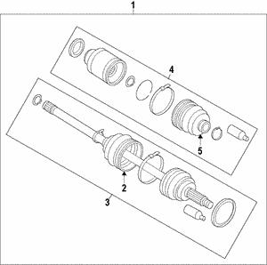 Subaru 28391AJ011 Шарнир равных угловых скоростей (ШРУС) 28391AJ011: Отличная цена - Купить в Польше на 2407.PL!