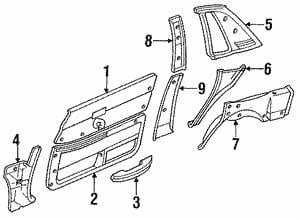 Subaru 762511400 Arm rest 762511400: Buy near me at 2407.PL in Poland at an Affordable price!