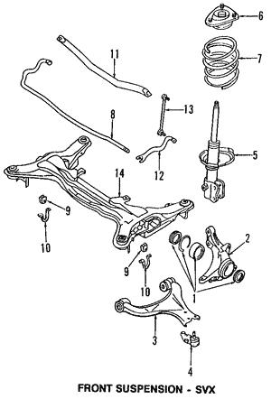 Subaru 20200PA110 Track Control Arm 20200PA110: Buy near me in Poland at 2407.PL - Good price!