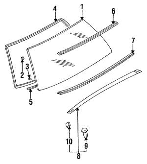 91017GA270 Subaru Clip