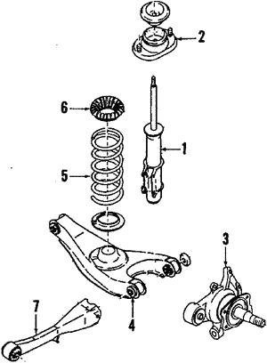 Subaru 721009740 Shock absorber assy 721009740: Buy near me in Poland at 2407.PL - Good price!