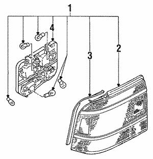 Subaru 84912AA481 Lampa tylna zespolona 84912AA481: Dobra cena w Polsce na 2407.PL - Kup Teraz!