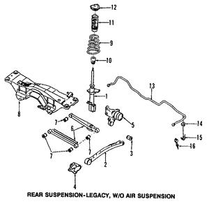 Subaru 20401FA000 Rear stabilizer bush 20401FA000: Buy near me in Poland at 2407.PL - Good price!