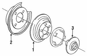 Subaru 26310AA151 Brake disc 26310AA151: Buy near me at 2407.PL in Poland at an Affordable price!