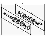 Subaru 28321FE041 Drive shaft 28321FE041: Buy near me at 2407.PL in Poland at an Affordable price!