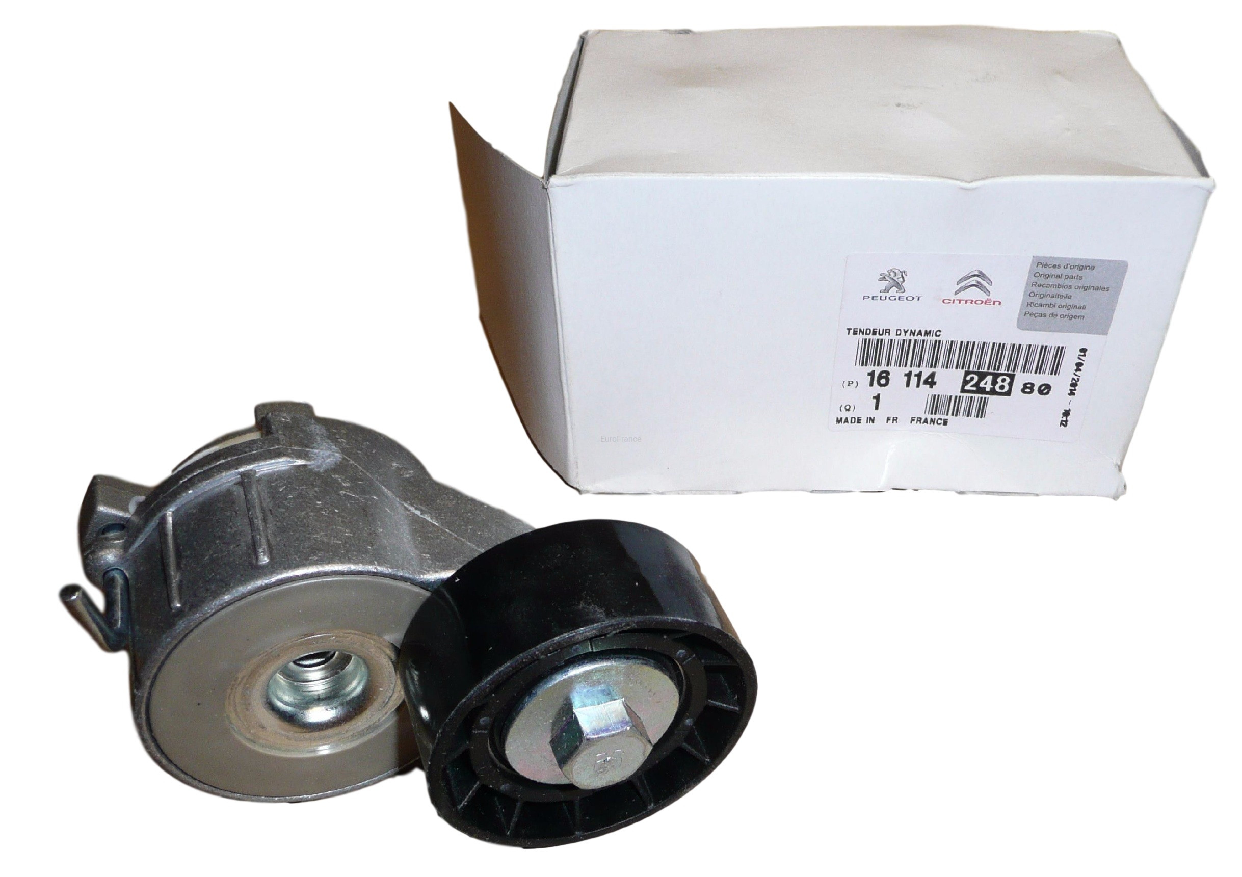 Citroen/Peugeot 16 114 248 80 DRIVE BELT TENSIONER 1611424880: Buy near me at 2407.PL in Poland at an Affordable price!