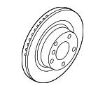 BMW 34 21 6 864 900 Rear ventilated brake disc 34216864900: Buy near me in Poland at 2407.PL - Good price!