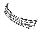 BMW 51 11 7 129 296 Front bumper 51117129296: Buy near me in Poland at 2407.PL - Good price!