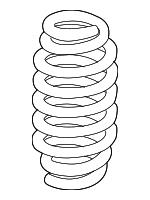 BMW 33 53 6 767 343 Coil Spring 33536767343: Buy near me in Poland at 2407.PL - Good price!