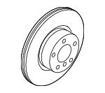 BMW 34 10 6 879 122 Brake disc 34106879122: Buy near me at 2407.PL in Poland at an Affordable price!