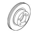 BMW 34 11 6 782 593 Brake disc 34116782593: Buy near me at 2407.PL in Poland at an Affordable price!