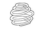 BMW 31 33 6 766 602 Suspension spring front 31336766602: Buy near me in Poland at 2407.PL - Good price!