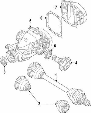 BMW 33 21 7 547 021 Пильник привідного валу 33217547021: Приваблива ціна - Купити у Польщі на 2407.PL!