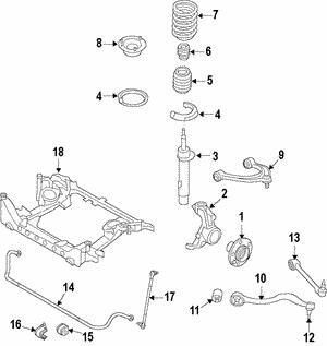 BMW 31 31 6 860 749 Амортизатор подвески передний левый 31316860749: Купить в Польше - Отличная цена на 2407.PL!