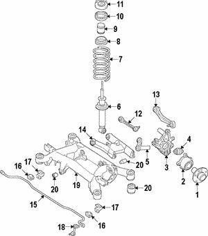 BMW 33 32 6 865 897 Качающийся рычаг левый 33326865897: Купити у Польщі - Добра ціна на 2407.PL!