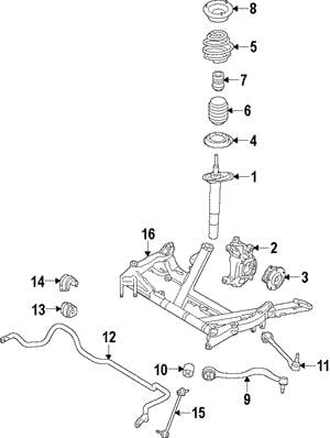 

cewka przednia sprężyna 31336865636 BMW