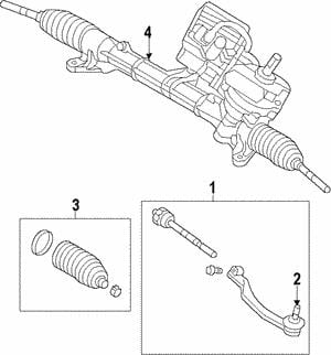 BMW 32 10 6 872 482 Steering rack with EPS 32106872482: Buy near me in Poland at 2407.PL - Good price!