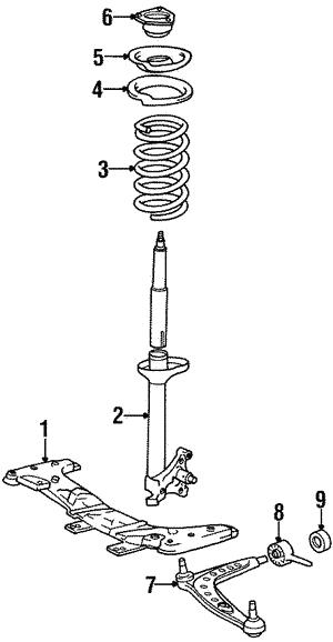 BMW 31 33 1 127 282 Suspension spring front 31331127282: Buy near me in Poland at 2407.PL - Good price!