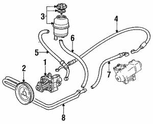 BMW 32 41 1 141 058 Hydraulic Pump, steering system 32411141058: Buy near me in Poland at 2407.PL - Good price!
