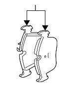 Brake Pad Set, disc brake BMW 34 21 6 774 692