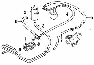 BMW 32 41 1 132 726 Hydraulic Pump, steering system 32411132726: Buy near me at 2407.PL in Poland at an Affordable price!