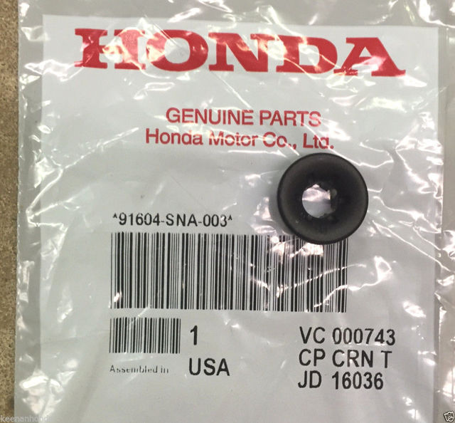 Honda 91604-SNA-003 GROMMET HOOD STAY 91604SNA003: Buy near me in Poland at 2407.PL - Good price!