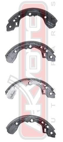 Asva AKS-3347 Brake shoe set AKS3347: Buy near me in Poland at 2407.PL - Good price!