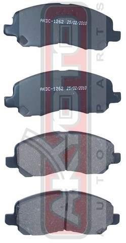 Asva AKDC-1262 Тормозные колодки дисковые, комплект AKDC1262: Отличная цена - Купить в Польше на 2407.PL!