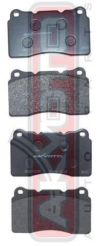 Asva AKDC-0150 Brake Pad Set, disc brake AKDC0150: Buy near me in Poland at 2407.PL - Good price!