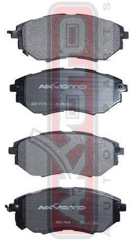 Asva AKD-7499 Brake Pad Set, disc brake AKD7499: Buy near me in Poland at 2407.PL - Good price!