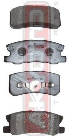 Asva AKD-3450 Brake Pad Set, disc brake AKD3450: Buy near me in Poland at 2407.PL - Good price!