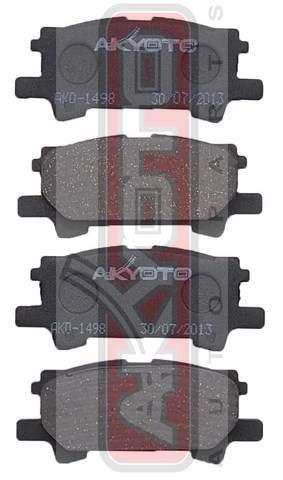 Asva AKD-1498 Brake Pad Set, disc brake AKD1498: Buy near me in Poland at 2407.PL - Good price!