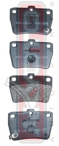 Asva AKD-1424 Brake Pad Set, disc brake AKD1424: Buy near me in Poland at 2407.PL - Good price!