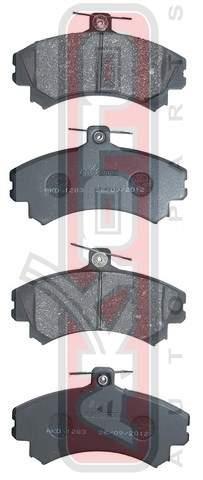 Asva AKD-1283 Brake Pad Set, disc brake AKD1283: Buy near me in Poland at 2407.PL - Good price!