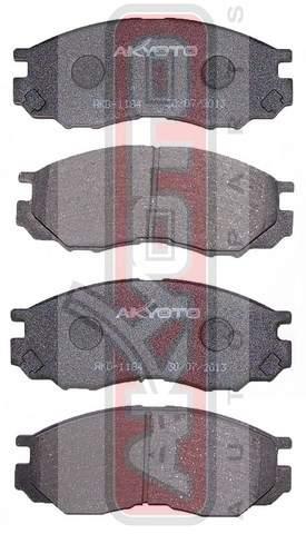 Asva AKD-1184 Brake Pad Set, disc brake AKD1184: Buy near me in Poland at 2407.PL - Good price!