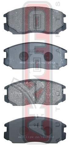 Asva AKD-1126 Brake Pad Set, disc brake AKD1126: Buy near me at 2407.PL in Poland at an Affordable price!