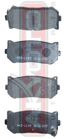 Asva AKD-1109 Brake Pad Set, disc brake AKD1109: Buy near me in Poland at 2407.PL - Good price!