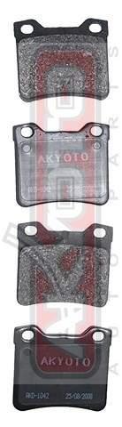 Asva AKD-1042 Brake Pad Set, disc brake AKD1042: Buy near me in Poland at 2407.PL - Good price!