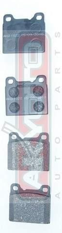 Asva AKD-1022 Тормозные колодки дисковые, комплект AKD1022: Отличная цена - Купить в Польше на 2407.PL!