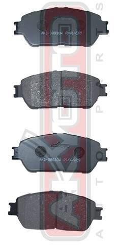 Asva AKD-08030 Brake Pad Set, disc brake AKD08030: Buy near me in Poland at 2407.PL - Good price!