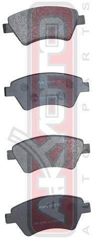 Asva AKD-0350 Brake Pad Set, disc brake AKD0350: Buy near me in Poland at 2407.PL - Good price!