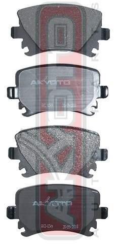 Asva AKD-0349 Brake Pad Set, disc brake AKD0349: Buy near me in Poland at 2407.PL - Good price!