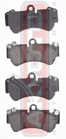 Asva AKD-0345 Brake Pad Set, disc brake AKD0345: Buy near me in Poland at 2407.PL - Good price!