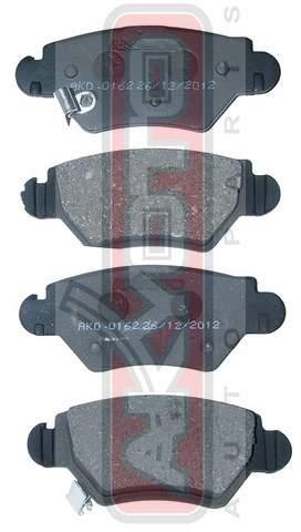 Asva AKD-0162 Brake Pad Set, disc brake AKD0162: Buy near me in Poland at 2407.PL - Good price!