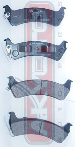 Asva AKD-0111 Brake Pad Set, disc brake AKD0111: Buy near me in Poland at 2407.PL - Good price!