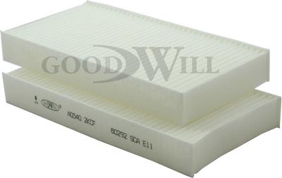 Goodwill AG 540 2K CF Filter, interior air AG5402KCF: Buy near me in Poland at 2407.PL - Good price!