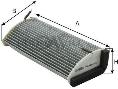 Goodwill AG 928 CFC Activated Carbon Cabin Filter AG928CFC: Buy near me in Poland at 2407.PL - Good price!