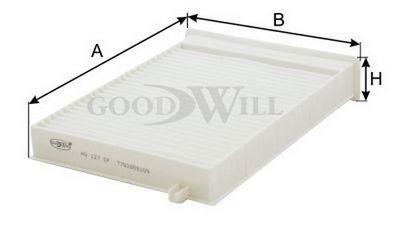 Goodwill AG 127 CF Filter, interior air AG127CF: Buy near me in Poland at 2407.PL - Good price!