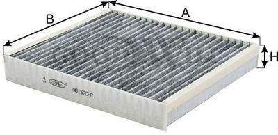 Goodwill AG 157 CFC Activated Carbon Cabin Filter AG157CFC: Buy near me in Poland at 2407.PL - Good price!